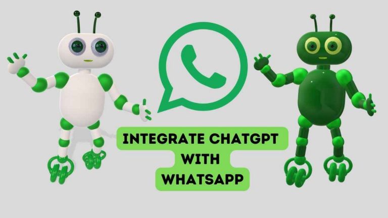 What are the steps to integrate ChatGPT with WhatsApp? IN 2023