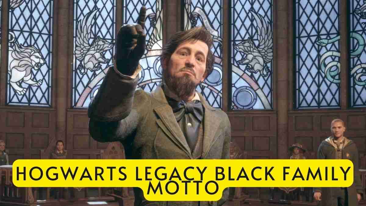 Hogwarts Legacy Black Family Motto