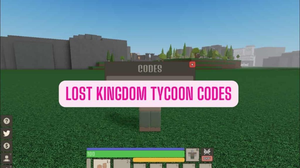 Lost Kingdom Tycoon Codes