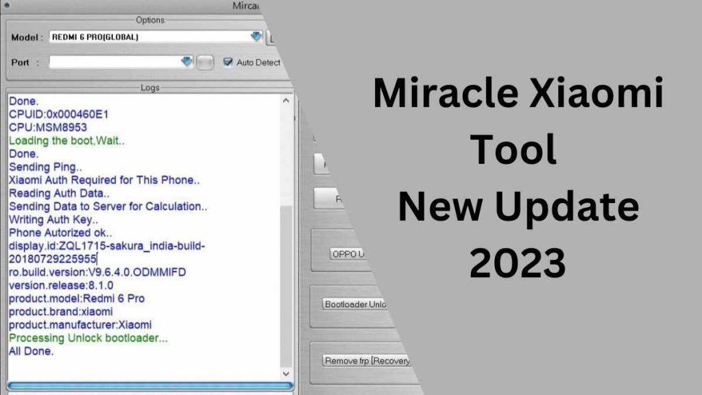 Miracle Xiaomi Tool 1.62 latest Setup Version 2023