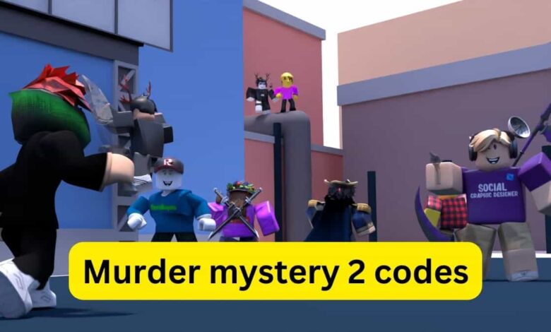 Murder mystery 2 codes