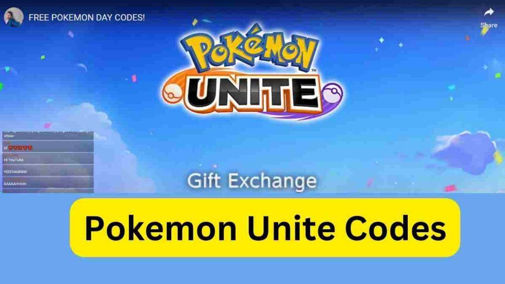 Pokemon Unite Codes