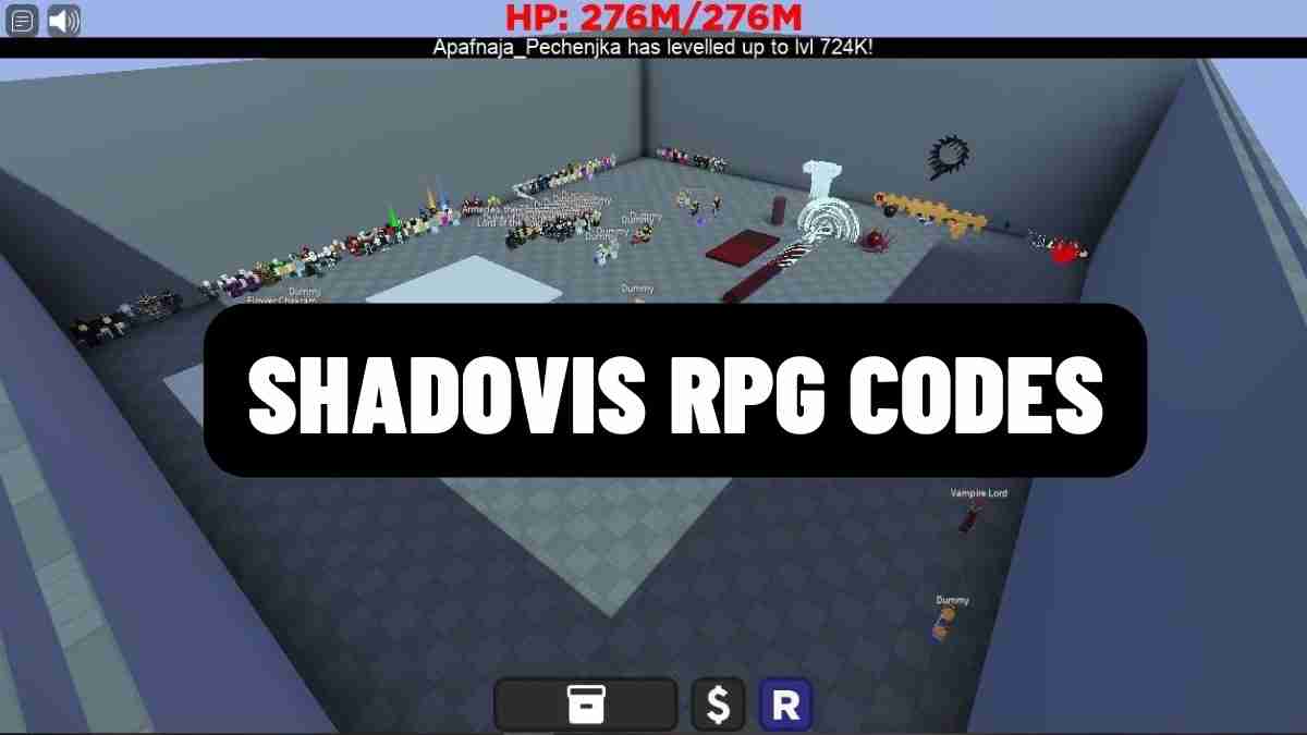 Shadovis RPG Codes