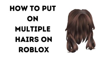 how to put on multiple hairs on roblox in 2025