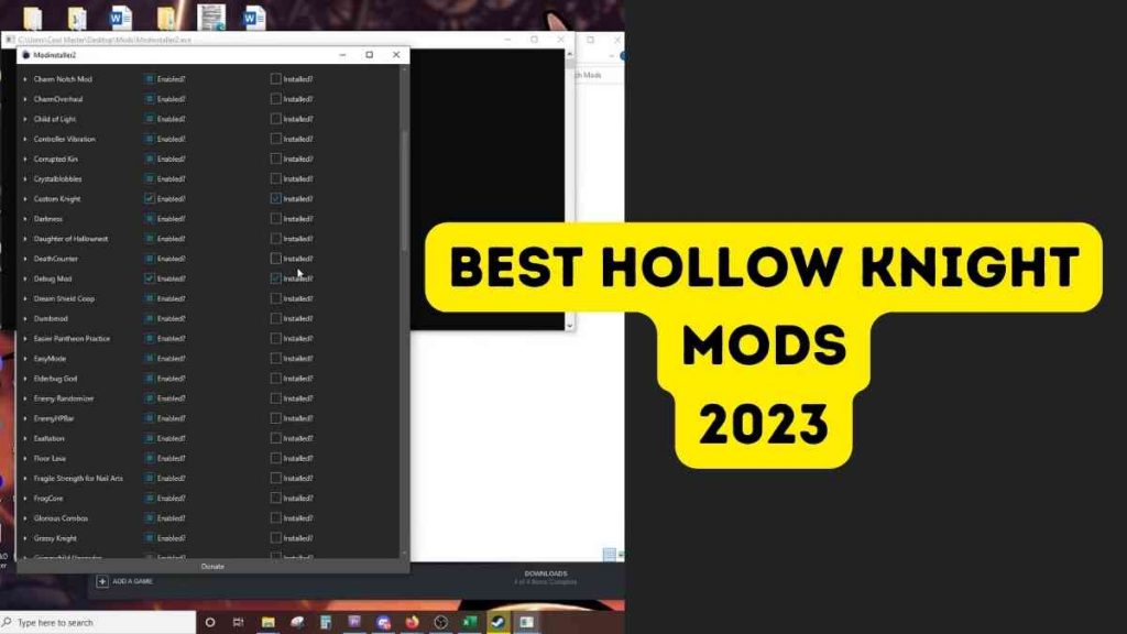 Best hollow knight mods