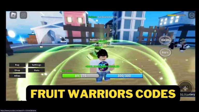 Fruit Warriors Codes