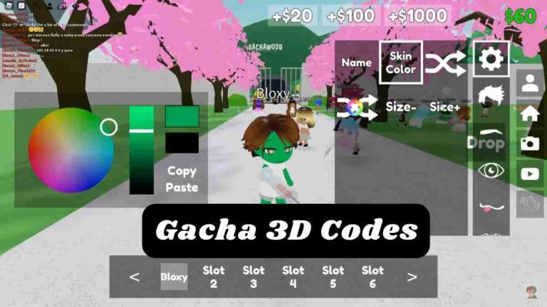 Gacha 3D Codes