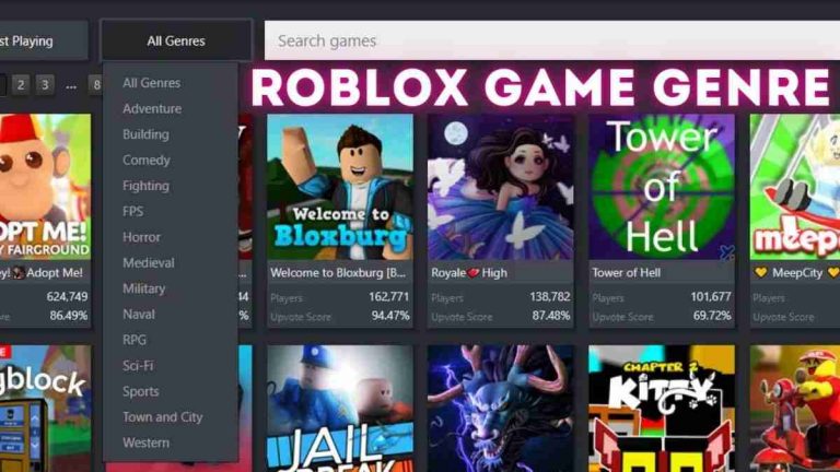Roblox Game Genre
