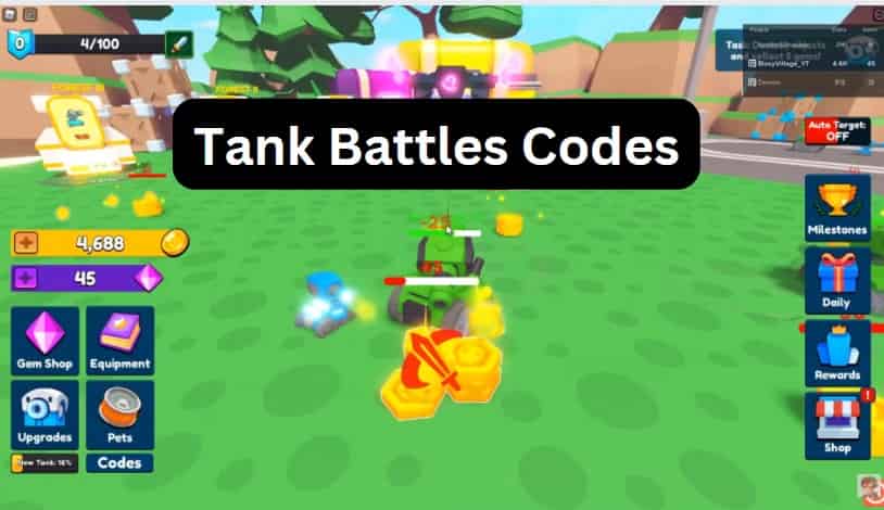 Tank Battles Codes
