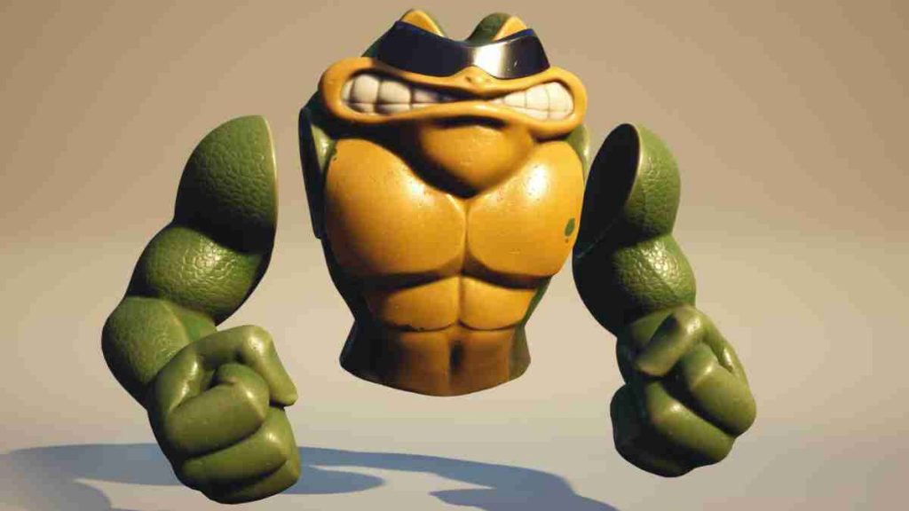 Grounded Map Battletoads Statue