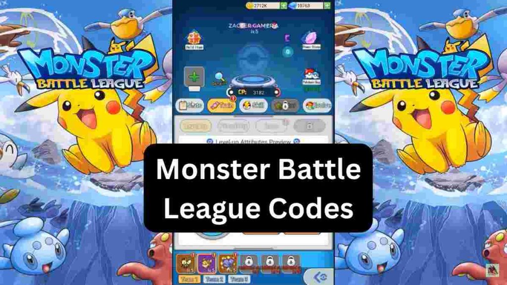 Monster Battle League Codes