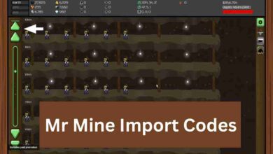 Mr Mine Import Codes