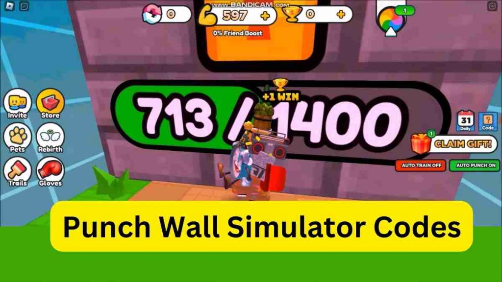 Punch Wall Simulator Codes