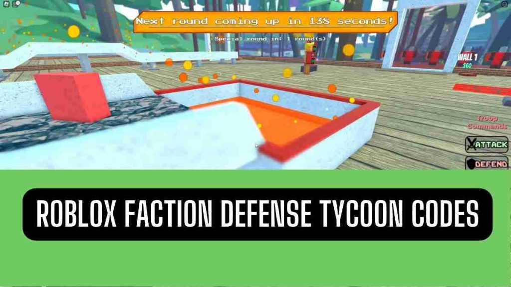 Roblox Faction Defense Tycoon Codes