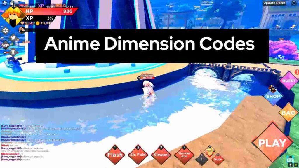 Anime Dimension Codes (November 2023): Get All Working Codes