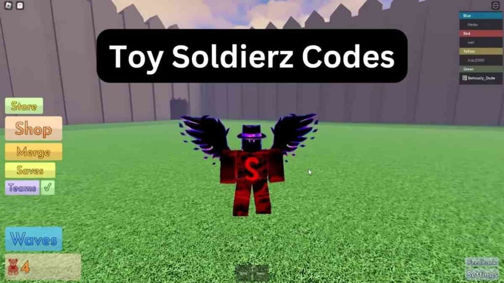 Toy Soldierz Codes