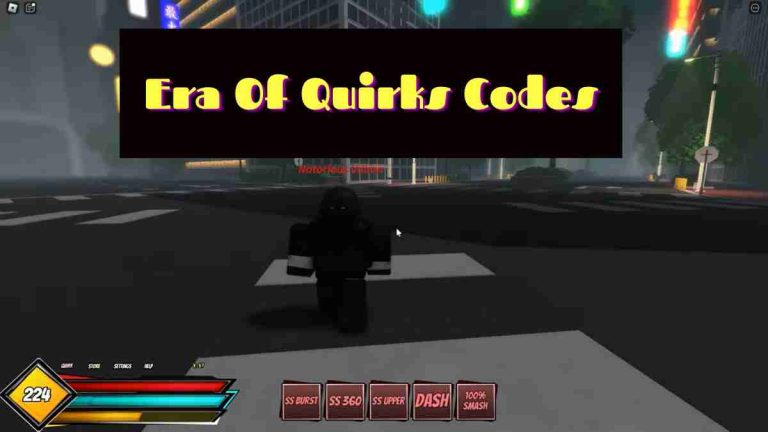 Era Of Quirks Codes
