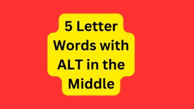 5 Letter Words with ALT in the Middle: Wordle Full Guide 4 5 Letter Words with ALT in the Middle