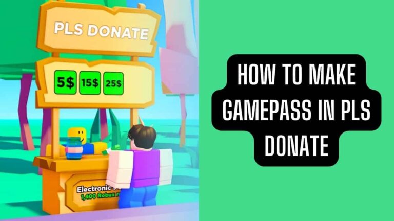 How to Make Gamepass In PLS Donate