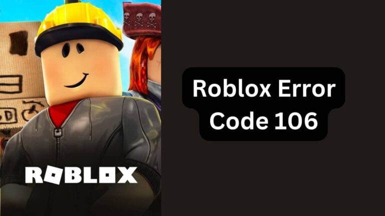 Roblox Error Code 106