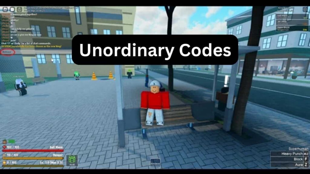 Unordinary Codes (July 2025) Roblox game 1 Unordinary Codes