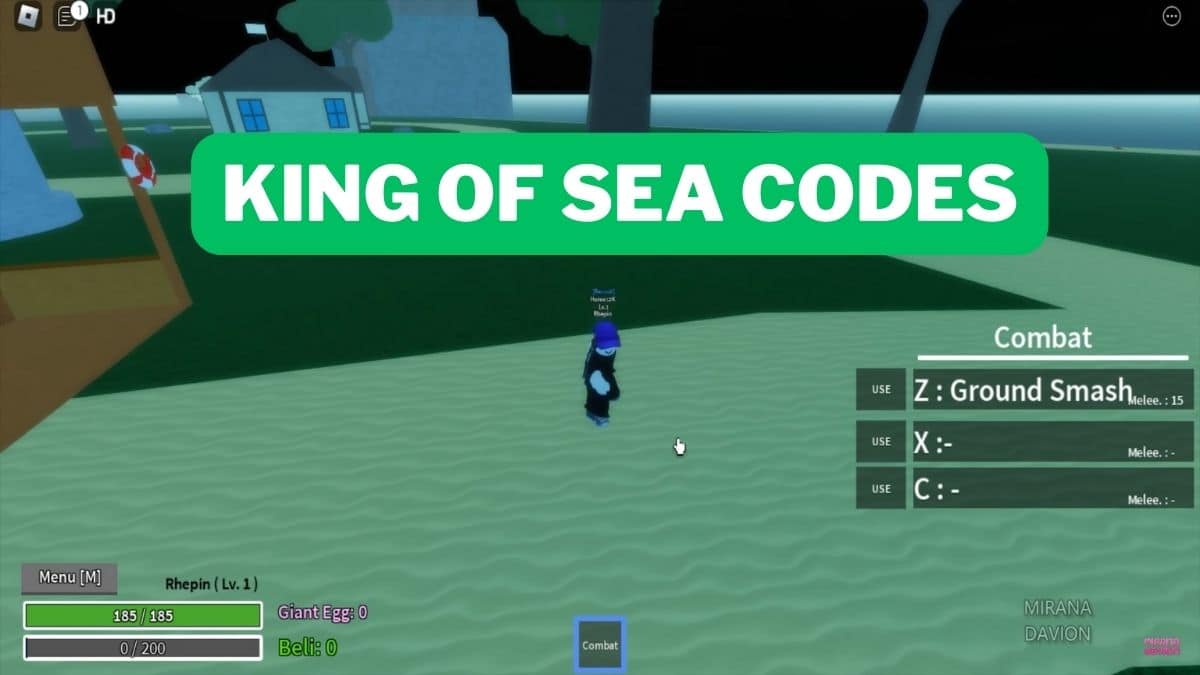 King of Sea Codes (November 2023)