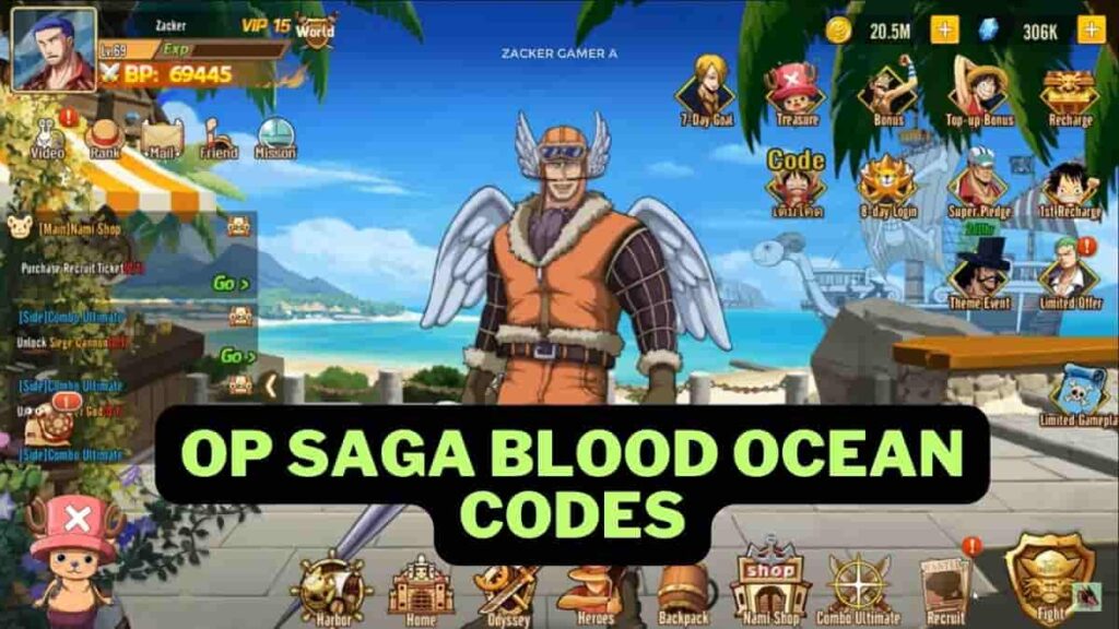 OP Saga Blood Ocean Codes (July 2025) 1 OP Saga Blood Ocean Codes