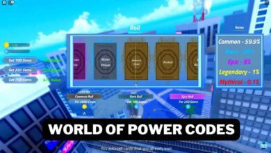 World of Power codes (July 2025) 3 World of Power codes