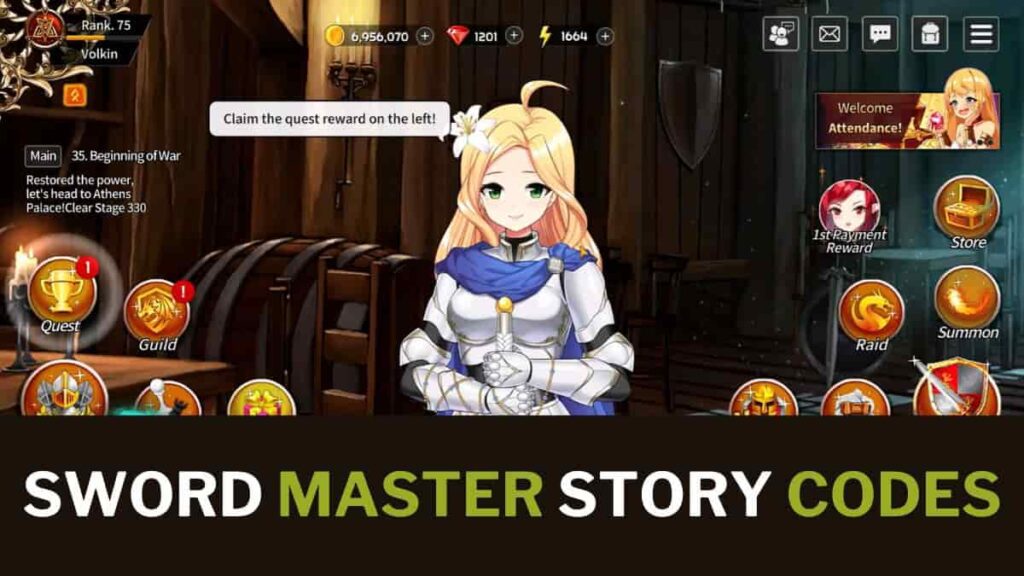 Sword Master Story Codes