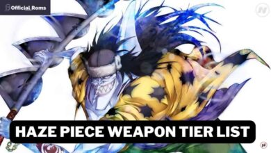 Haze Piece Weapon Tier List