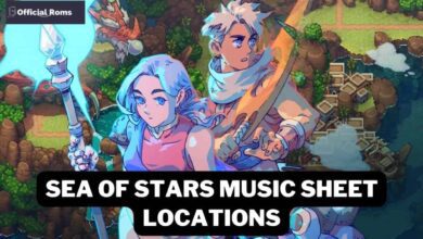 Sea of Stars Music sheet Locations