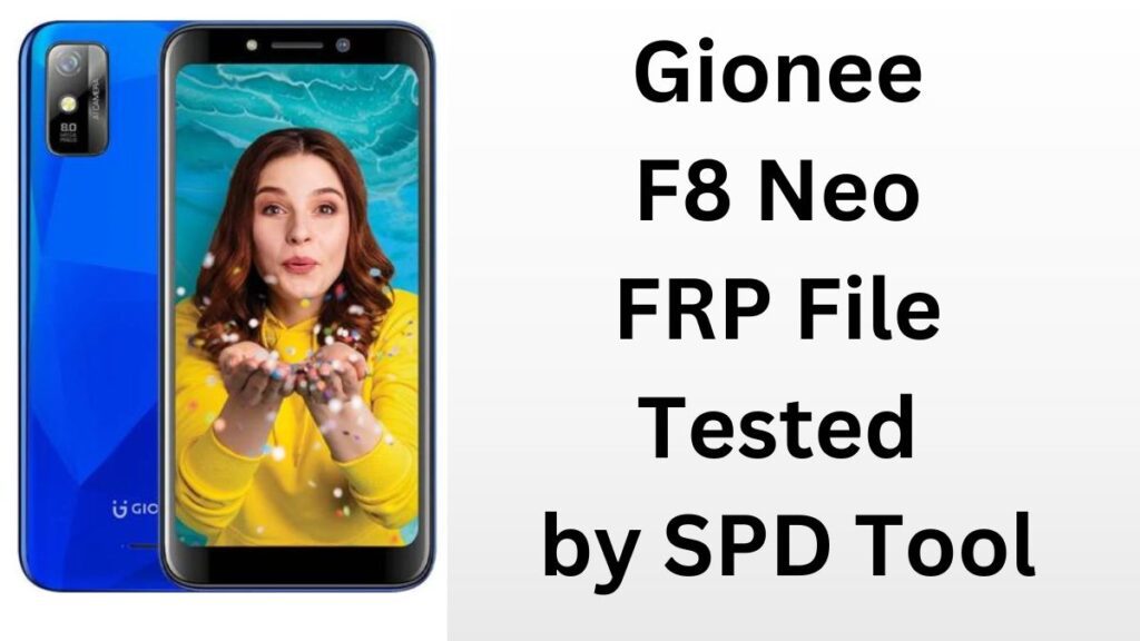 Gionee F8 Neo FRP File