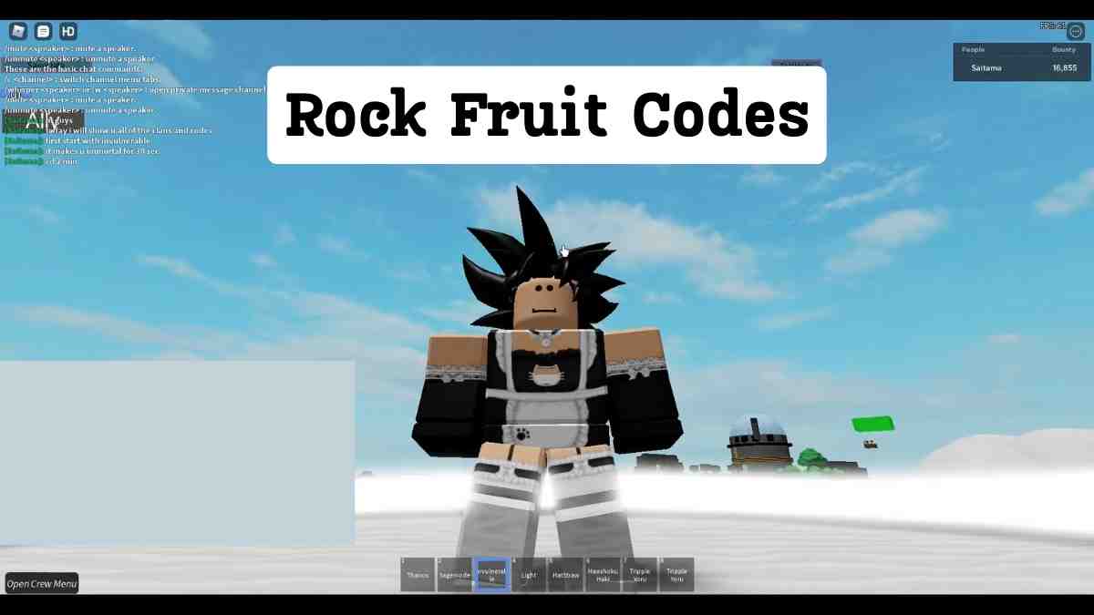 Rock Fruit Codes - Roblox December 2023 