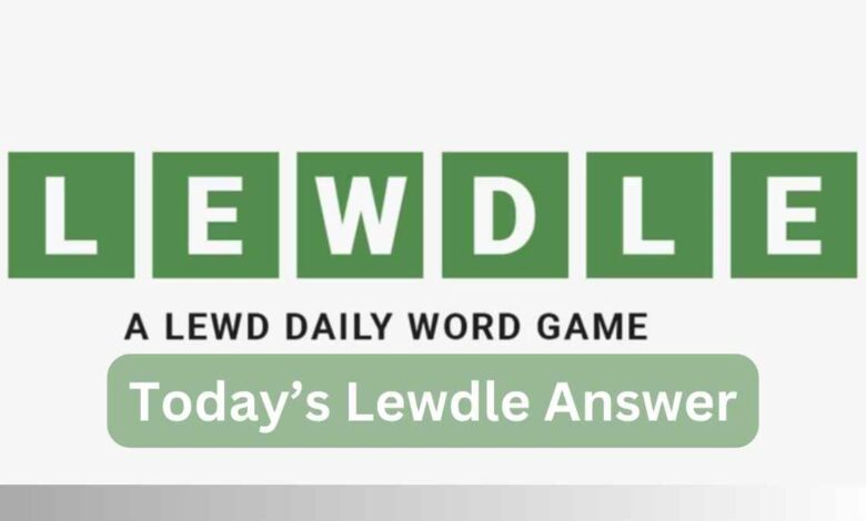 Today’s Lewdle Answer