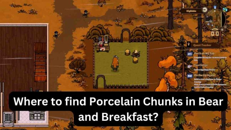 Where to find Porcelain Chunks in Bear and Breakfast?