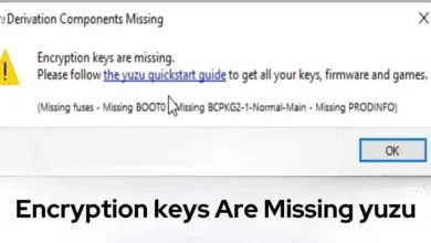 Encryption keys are missing Yuzu