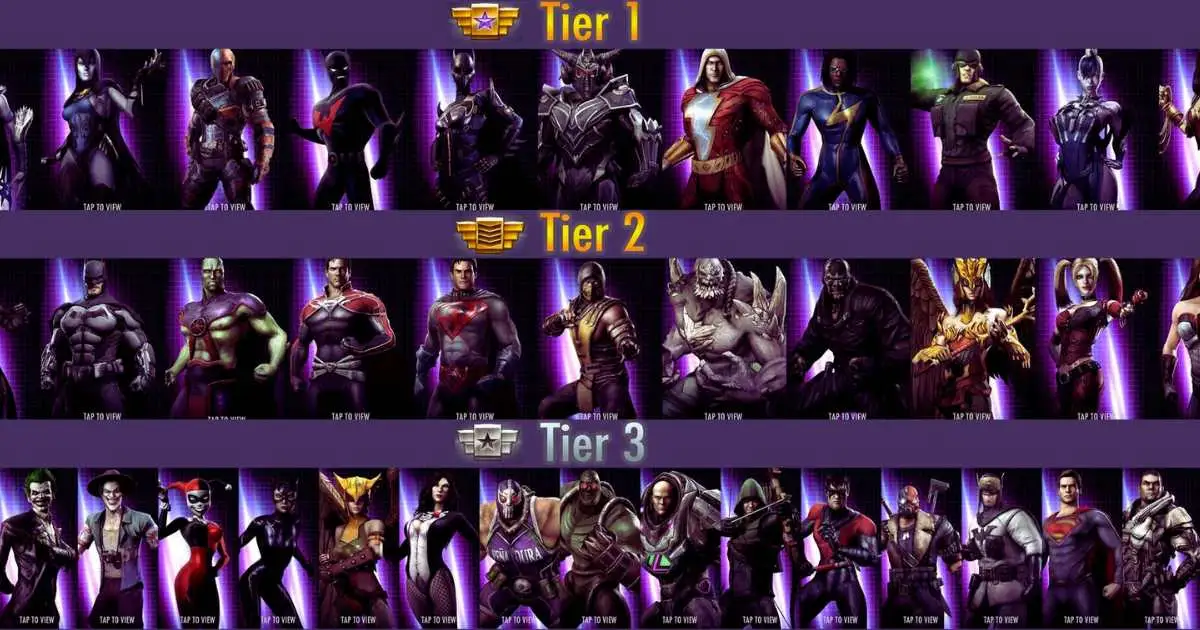 Injustice Mobile Tier List (July 2025): New Tier List 2 Injustice Mobile Tier List