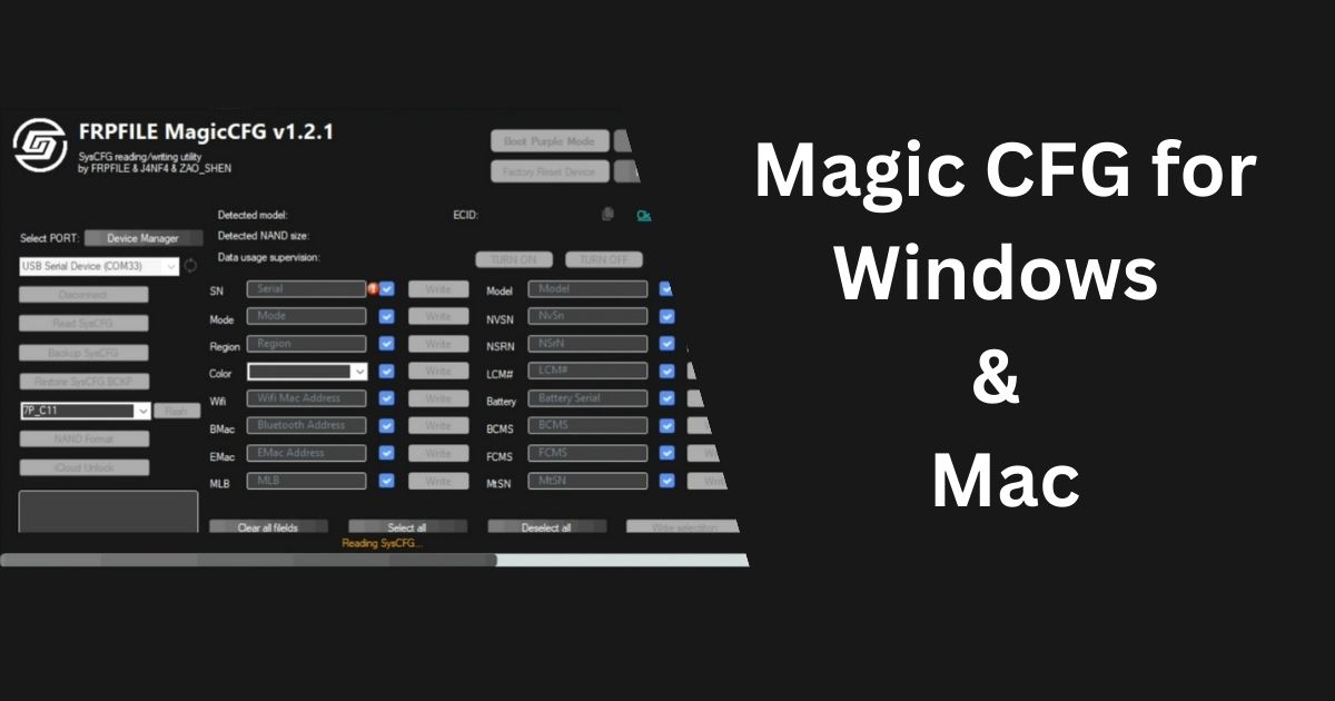 Magic CFG for Windows & Mac