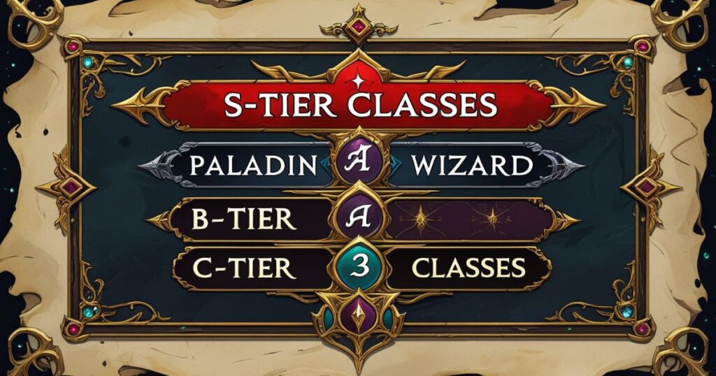 Baldur's Gate 3 Classes Tier List