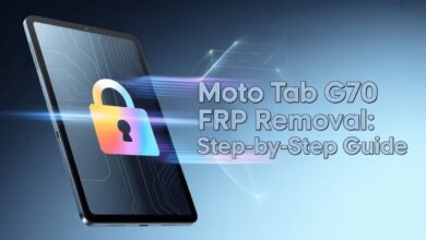 Moto Tab G70 FRP Removal