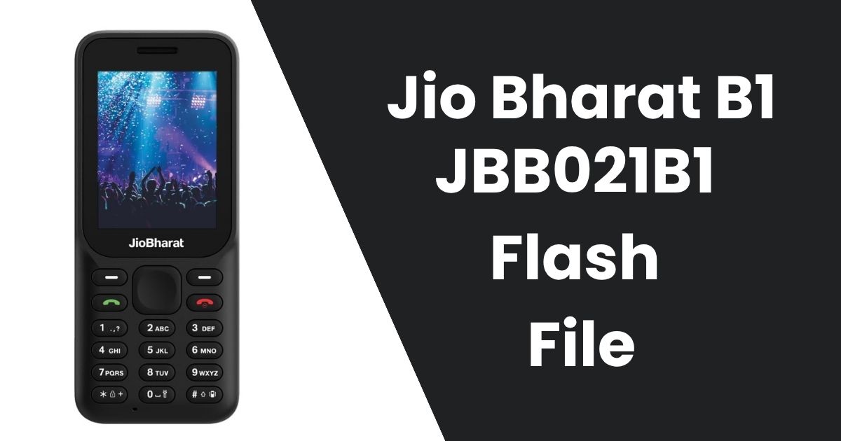 Jio Bharat B1 JBB021B1 Flash File