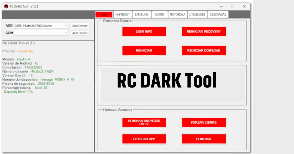 RC DARK Tool v1.2.3: Mobile Repair Tool (No Login Needed) 4 RC DARK Tool