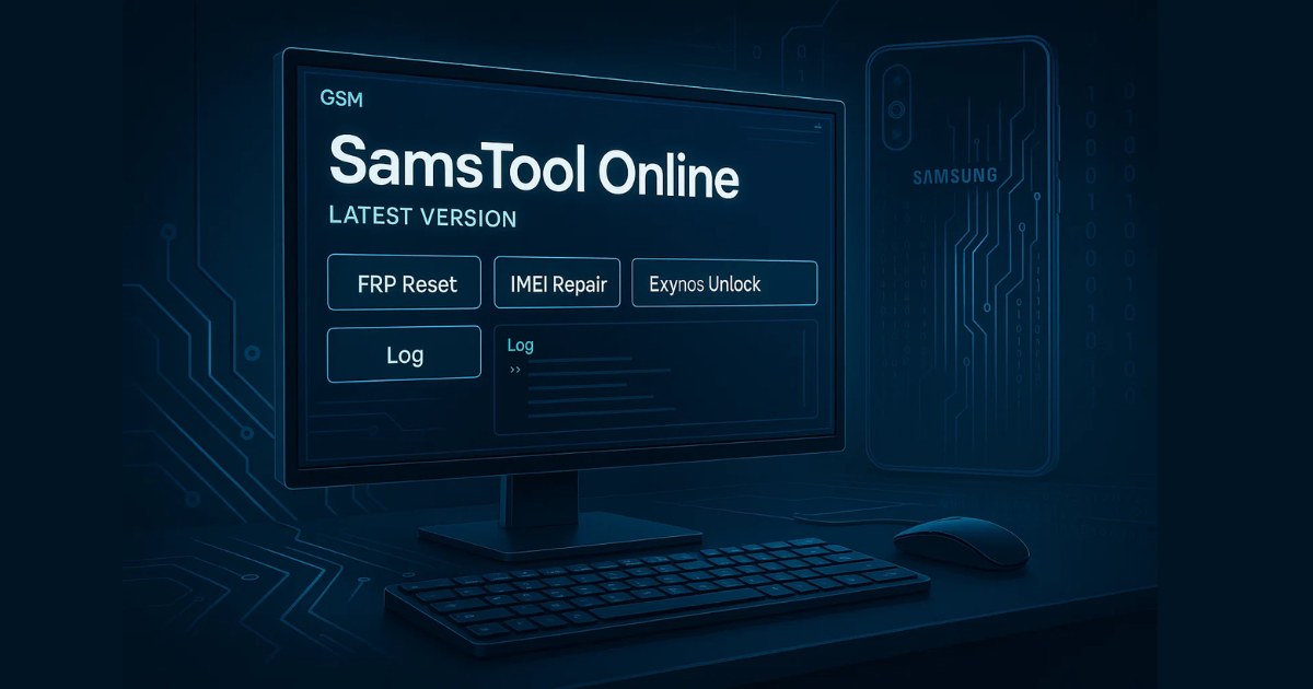 SamsTool Online v1.9 Download: FRP, IMEI, Boot Repair Easy 1 SamsTool Online